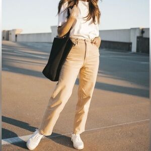 Everlane The Way-High Jeans - Soy Bean